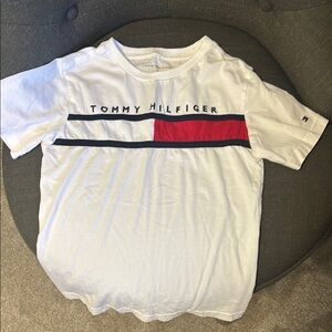 Tommy Hilfiger Kids 6 White and Red T-Shirt